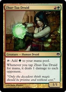 Magic The Gathering - Zhur-Taa Druid - Duel Decks: Heroes