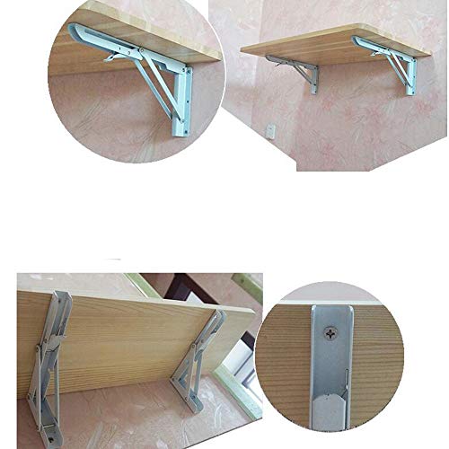 Table de cuisine murale rabattable bois pour petit studio 40cm
