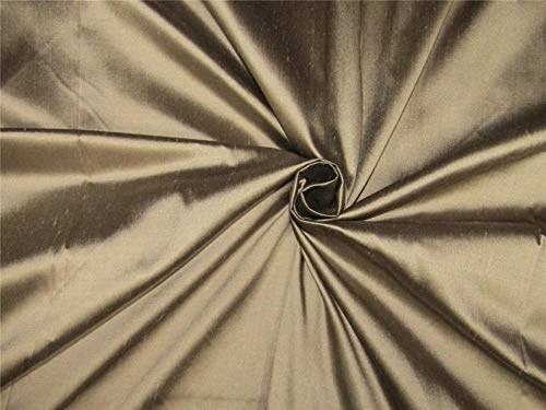 Tissu 100% pure soie dupioni noir X blush largeur 137,2 cm DUP # B [8]