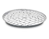 VEPATIM 15 Alu-Grillpfannen Grillschalen BBQ rund ALU Ø 34cm mehrfach verwendbar