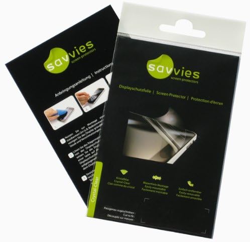 Savvies Crystalclear Screen Protector for Nikon Coolpix S01, Protective Film, 100% fits, Display Protection Film