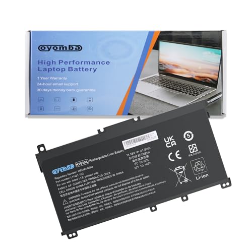{Bateria para Portatil Hp Pavilion Bateria para Portatil OYOMBA Batería para portátil L11119-855 HT03XL para HP Pavilion 14-CE 14-CF 14-CK 14-CM 14-DH 14-DK 14-DF 14-MA 14Q-CS...