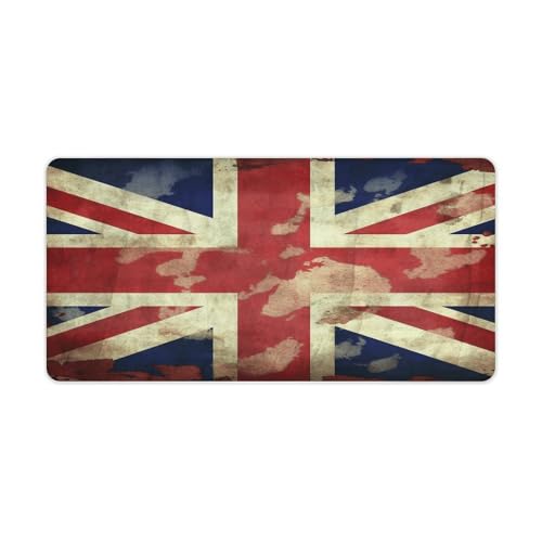 Alfombrilla de escritorio Vintage Union Jack de caucho miniatura 1