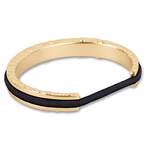 Hair Tie Bracelet - Artisan by Maria Shireen - Matte Finish - Aluminum Gold