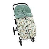 SACO PARA SILLA DE BEBÉ: Nuestro saco para el carro de paseo de bebé es universal y válido para la gran mayoría de las sillas del mercado, equipado con los ojales, cintas y amarres necesarios para garantizar el ajuste a la silla. Medidas 10 x 48 x 90 cm (se incluye foto con medidas).