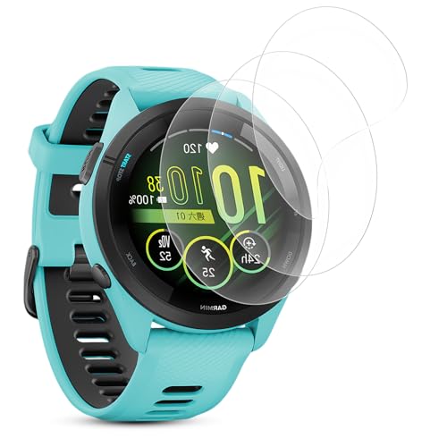 �y3���Z�b�g�zFor GARMIN(�K�[�~��) Forerunner 265S �t�B���� for Forerunner 265S �ی�t�B���� TPU���E���𕂂��Ȃ��E�����ߗ��E�����^�E�w��h�~�E��ʑN�₩�����ׁE�\��t���ȒP for GARMIN For