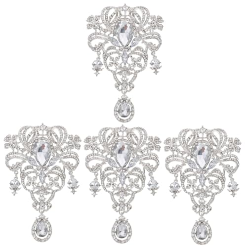 Broche Épinglette Fleur pour Bouquet créative, décoration de mariage chic pour femme