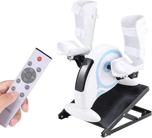 Image of Electric Mini Pedal Exerciser for Arm & Leg Rehabilitation, Adjustable Speed & Multi-Mode Trainer, Seniors Fitness Cycle with Wireless Remote