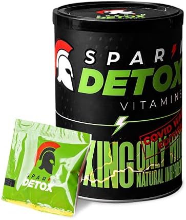Daily Vitamin Packs for Men and Women, 7 Pill Blend Multivitamin Supplements with Essential Vitamins, Minerals, Antioxidants for Energy, Clarity and Immune System Support, 30 Packs by SPARN Detox