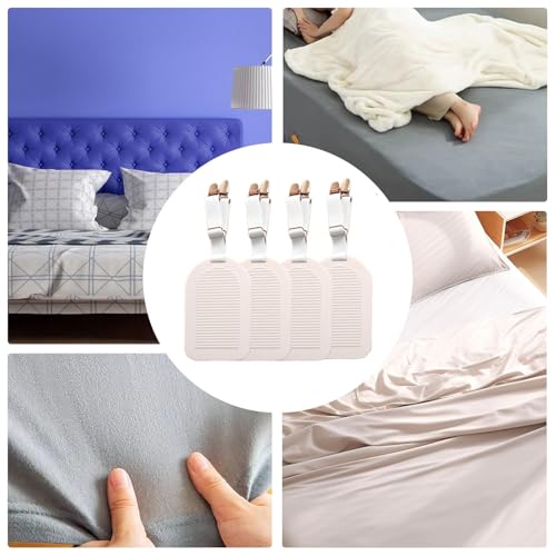Sangles de drap de lit haut de gamme et pinces de maintien durables pour matelas - 5