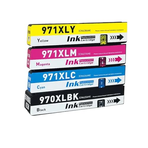 Cartouche 971 XL jaune pour corriger les impressions ternes