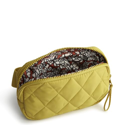 Image of Vera Bradley Women's Featherweight Woodward Small Belt Bag, Golden Olive, One Size