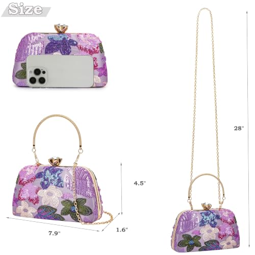 Image of BBTT.ful New Clutch Purses for Women Elegant Evening Bag for Party, Wedding, and Formal Events