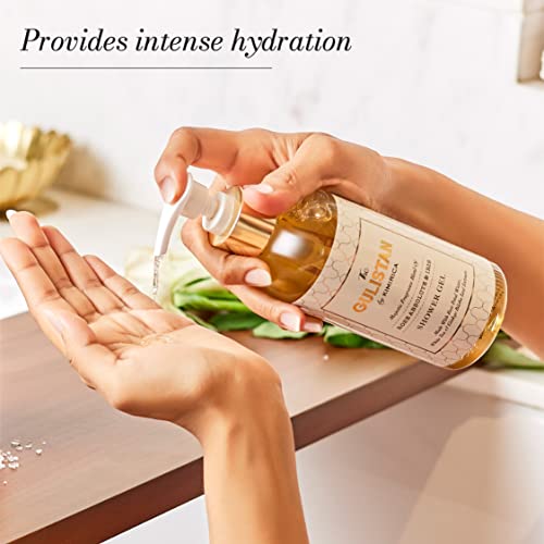 Image of Kimirica The Royal Gulistan Shower Gel and Moisturizing Summer Body Lotion combo | Luxury Bath Care Duo | Rose Absolute & Iris | 100% Vegan and Paraben Free | 300ml x 2