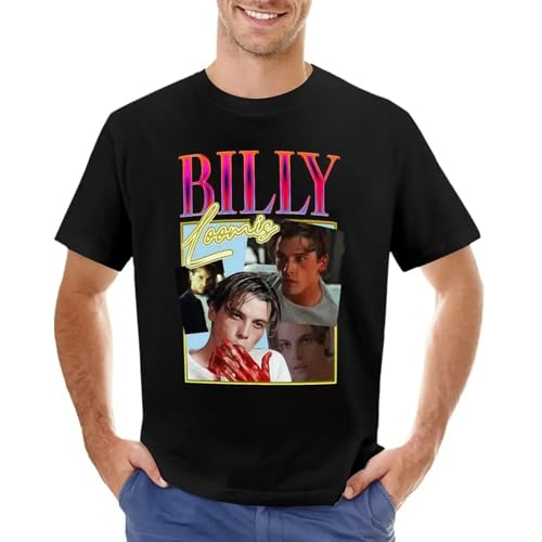AODBEJP Billy-Loomis-T-Shirt-Edition-Anime-Clothes-Mens-Big-and-Tall-t-Shirts Black