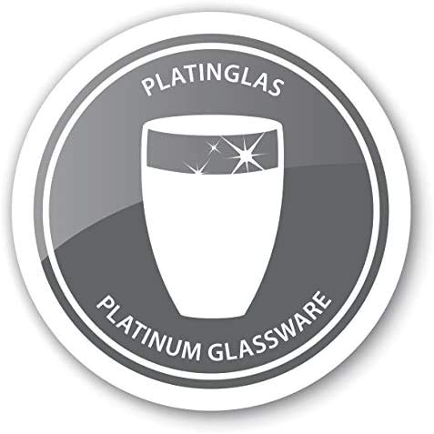 EDZARD Charlotte vaas, handgeblazen kristalglas met platina rand, hoogte 20 cm - Afbeelding 8