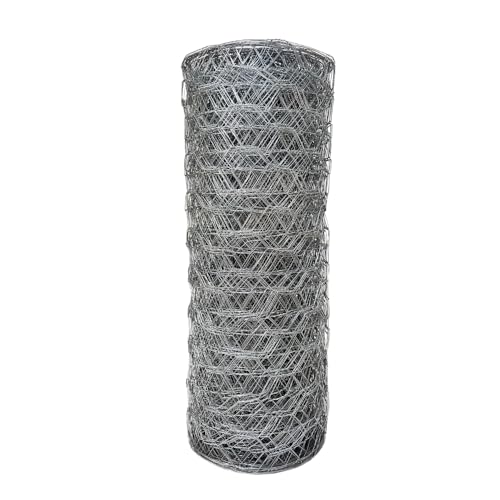 Tela Metálica Galinheiro Hexagonal Fio 18 1,00 m rolo com 50 metros Porco Carneiro - Makrometal