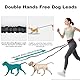 Joggingleine Hunde, Freihandleine Laufleine Hundeleine mit Bauchgurt, Abnehmbare Hüfttasche, 1.45-2M Bungee-Laufleine Hundeleinen für Mittelgroße Große Hunde bis zu 50 kg