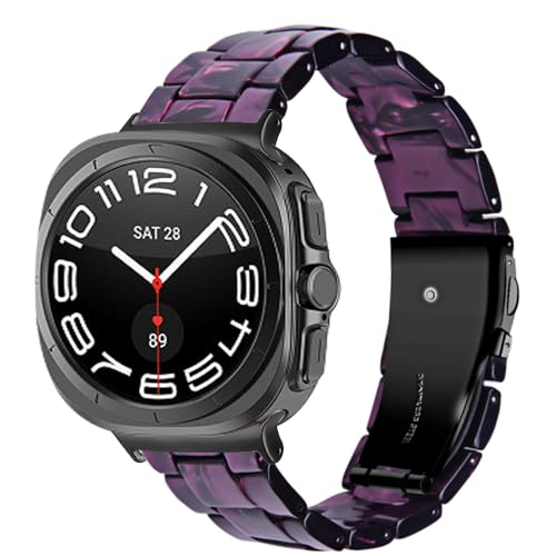�����o���h Samsung Galaxy Watch 7 Ultra 47mm�Ή��o���h ���߉\ �y�� �J�W���A�� �X�|�[�e�B�[ �����p Samsung Galaxy Watch 7 47mm ���f�B�[�X �����Y, 28, 47mm, �N���V�b�N