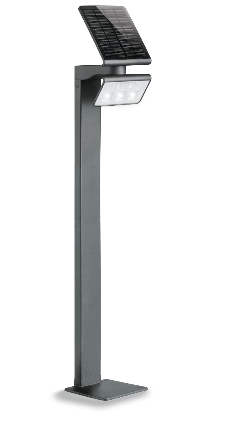 Steinel XSolar GL-S LED Garden Light Anthracite Solar Pathway Light Motion Sensor Warm White LED Light 2500 mAh