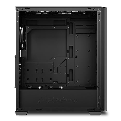 Gabinete para PC Sharkoon VS9 Midi ATX, Negro miniatura 5