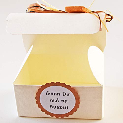 Geschenk Box Gönn Dir mal ne Auszeit für Geld Gutschein/Sauna Wellness Urlaub