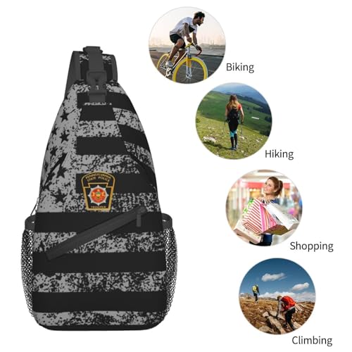 Bolso cruzado resistente al agua para hombre pequeño miniatura 5
