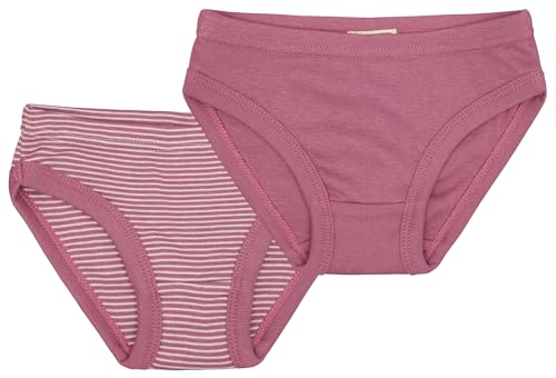 loud + proud Doppelpack Kinder Unterhosen Slips, Feinripp aus Bio Baumwolle...