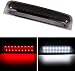 Dodge Ram Third Brake Light Stop Lamp Compatible For 2009-2017 Dodge Ram 1500 2010-2017 Dodge Ram 2500 3500 White& Red LED Brake Tail Light Assembly Smoke Lens