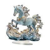 Pegciuho Figurine de Cheval en Acrylique 2D, Souvenir, Statuette de Cheval...