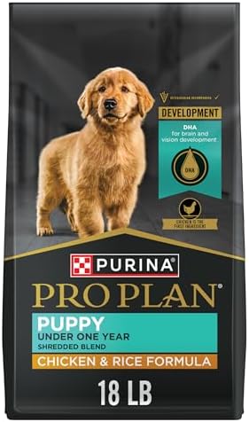 Purina Pro Plan High Protein Puppy Food Shredded Blend Chicken & ...