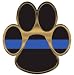 Thin Blue Line K-9 Paw Decal - 2 in. Decal