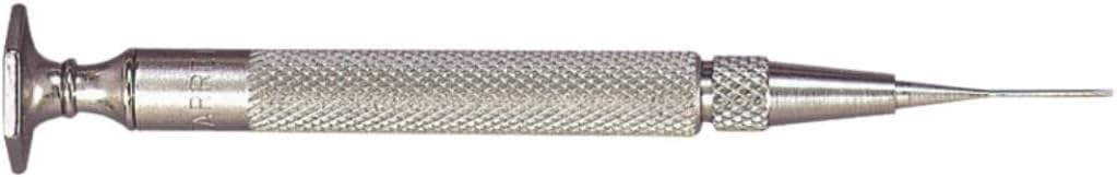 Starrett Jewelers Screwdriver with Knurled Grip and Nickel-plated Steel Bodies - Ideal for Fine, Delicate Work, and Relatively Small Work - .025" Blade Width - 555AA