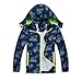IjnUhb Boys Rain Jacket with Detachable Hood Lightweight Raincoats for Kids Windbreaker