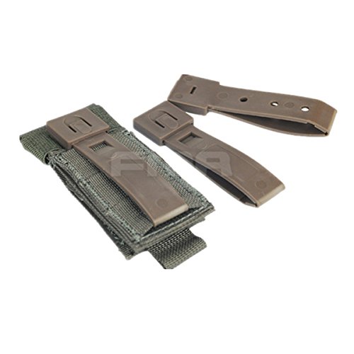 H World EU Durable Tactical Molle System 3 Inch Long Tactical Clips Strap 3 Pack DE, 3 Inch-de, 3 inch-DE - Image 4