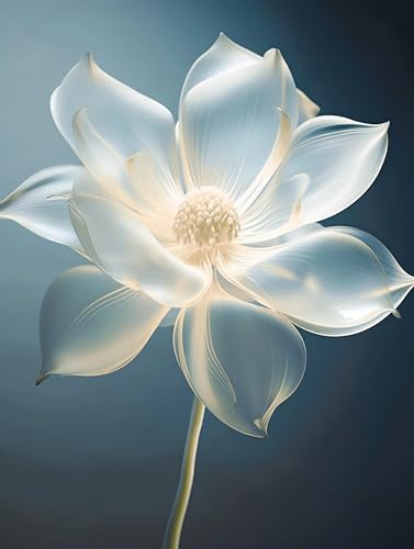 Tableau art déco Taxpy motif floral grand format 80x100 cm affiche de salon