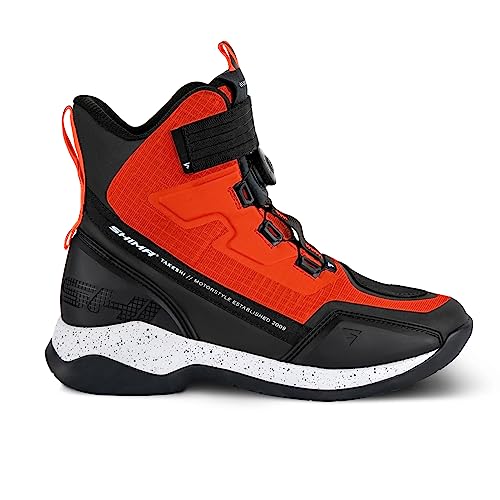 SHIMA TAKESHI, Motorradschuhe für Männer - Verstärkte Straßenreitschuhe mit...