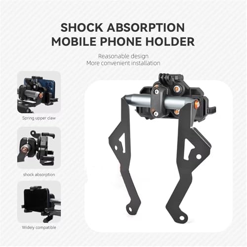Support GPS Voge 900DSX Anti-Vibration Fixation Rigide pour Moto - 3