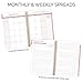 HARDCOVER bloom daily planners 2020 Calendar Year Day Planner (January 2020 - December 2020) - Passion/Goal Organizer - Monthly & Weekly Inspirational Agenda Book - 6