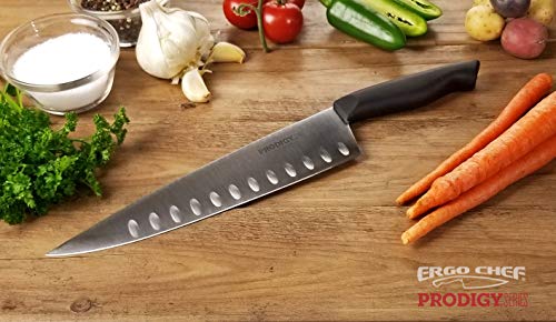 Ergo Chef Prodigy Series Chef’s Knife With Hollow Ground Edge, 10-Inch #TOP3