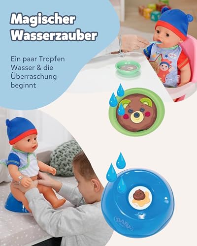 BABY born Jonas - 43 cm große Babypuppe - 10 Funktionen inkl. Accessoires & Strampler - Funktioniert komplett ohne Batterien - Geeignet für Kinder ab 3 Jahren