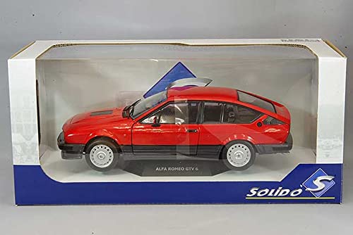 Amazon | SOLIDO 1/18 アルファロメオ GTV6 (レッド) 完成品
