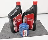 Honda Genuine 08207-10W30 Oil Change Kit w/Oil pad and 10W-30 Oil