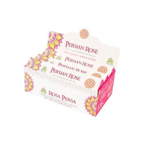 Image of Himalaya Premium Incense Sticks for Everyday Use | Aroma Fragrance Sticks|Pooja Room Items for Home & Prayers | Freshness Positive Energy (Persian Rose) (Pack of 12, Each of 15 GM)