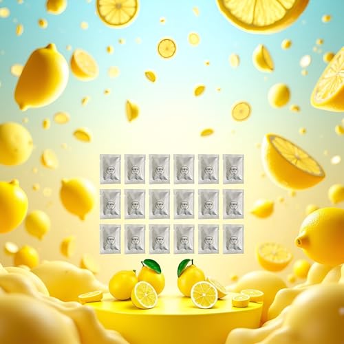Image of 20 Pack Car Air Vent Clip Freshener Refills Solid Fragrance Replacement Pads, Long Lasting Air Freshener for Car accessories for Women Men (Lemon)