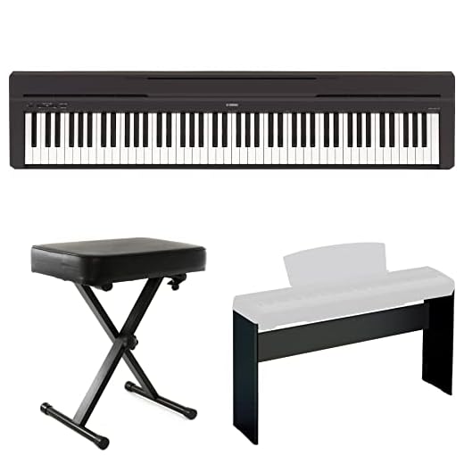 Yamaha P-45 - Piano digitale con supporto e panca