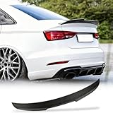 Carbon Fiber Trunk Spoiler Compatible with 2013-2020 Audi A3 S3 RS3 Custom Parts Trunk Lip HighKick Rear Wing Spoiler Body Kits Factory Outlet