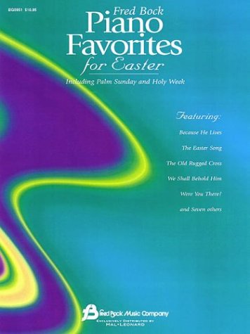 Fred Bock Piano Favorites for Easter 1934596183 Book Cover