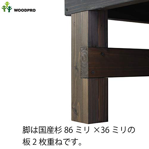 〘0038u〙オーダー縁台 縁台 ベンチ 幅150cm オーダー可 ブラウン 茶色 手作り 木製 縁側