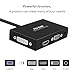 FLY KAN USB 3.0 to HDMI-DVI-VGA Video External Graphics Card Adapter for Multiple Monitors/Laptop-Add HDMI and DVI-D or VGA Adapter- Support Windows-Mirrored, Extended or Primary Display